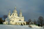 Kościół w Tarnawce zimą - Grzyb Arkadiusz